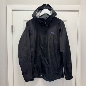 Patagonia Women’s Black Hooded Rain Jacket